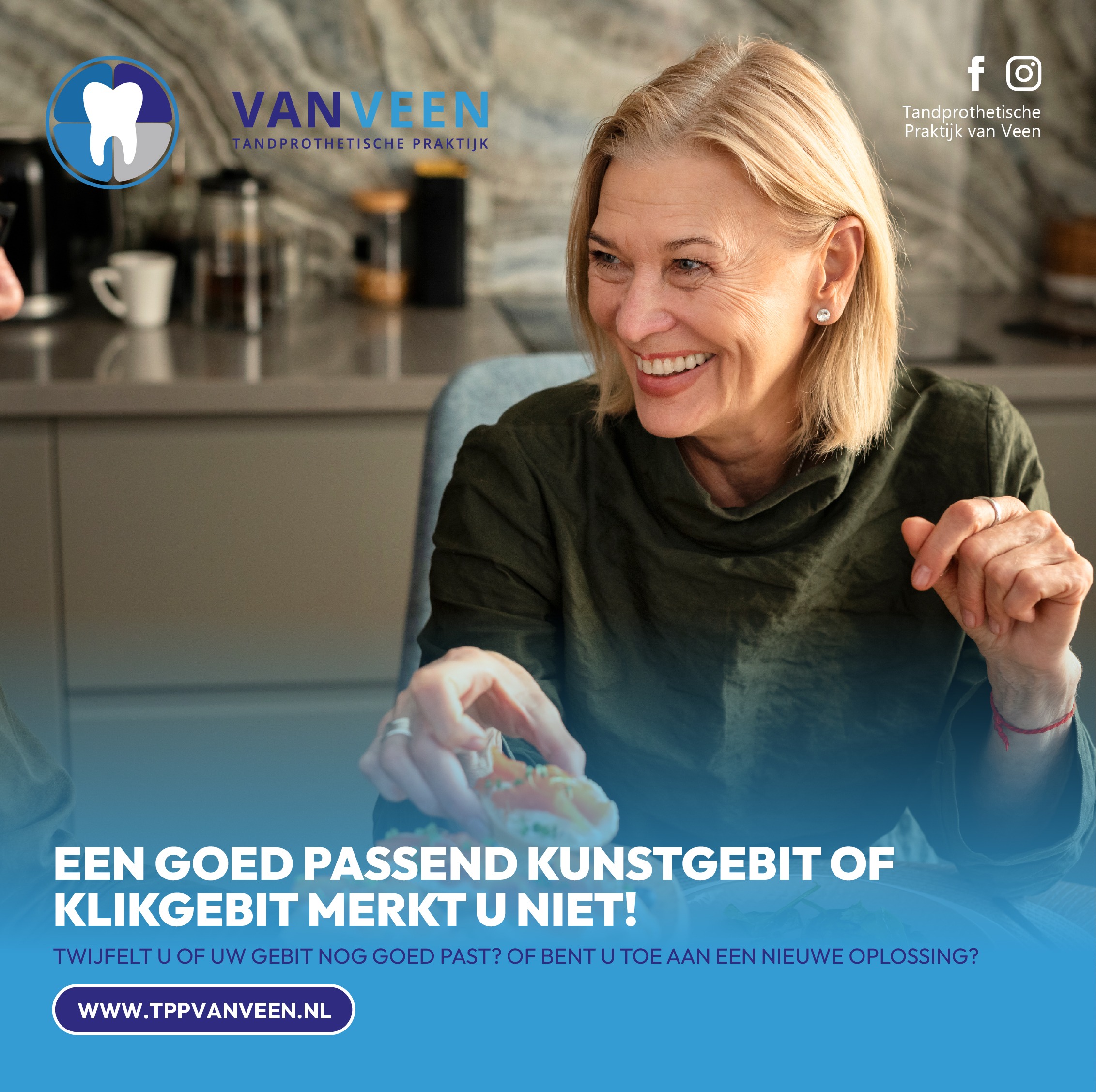 Klikgebit zit niet goed