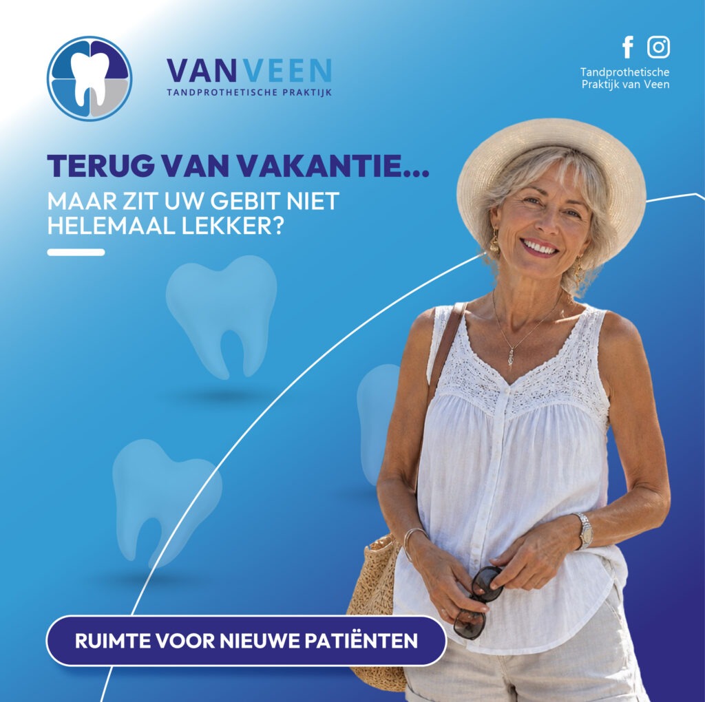 Kunstgebit reparatie na vakantie